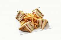 Треугольники поджаренных бутербродов — стоковое фото