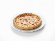 Käse und Tomatenpizza — Stockfoto