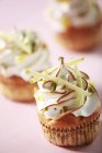 Cupcakes mit Vanille-Geschmack — Stockfoto