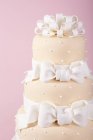 Decorated Wedding cake — Stock Photo