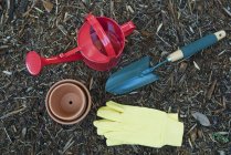 Vari utensili da giardinaggio — Foto stock