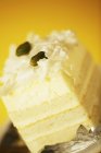 Chiffon Cake on plate — Stock Photo