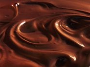Geschmolzene Milchschokolade — Stockfoto