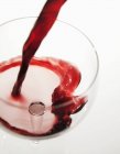 Vinho saboroso tinto — Fotografia de Stock