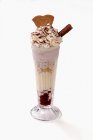 Knickerbocker Glory gelato sundae — Foto stock