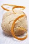 Soft orange amaretti biscuits — Stock Photo
