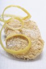 Biscotti di avena con scorza di limone — Foto stock