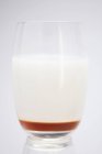 Glass of whey with honey — Stock Photo