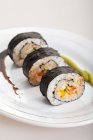 Rolos de sushi maki — Fotografia de Stock