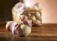 Chinese garlic bulbs — Stock Photo