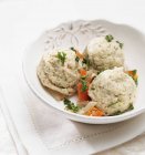 Matzah palle con carote — Foto stock