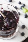 Homemade Blueberry Compote — Stock Photo