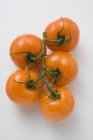 Gele wijnstok tomaten — стокове фото