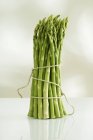 Bunch of asparagus standing — Stock Photo
