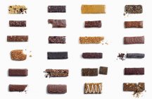 Assortimento di barrette di granola — Foto stock