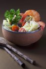 Fusilli салат з макаронами — стокове фото