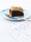 Gâteau crumble au chocolat — Photo de stock
