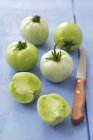 Pomodori verdi maturi — Foto stock