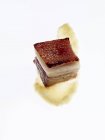 Pork belly with a honey — Stock Photo