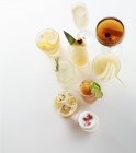 Various summer cocktails — Stock Photo
