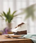 Gâteau à la crème au chocolat — Photo de stock
