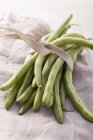 Bunch of fresh green beans — Stock Photo