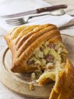 Chicken and ham pastry — Stock Photo