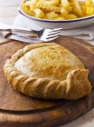 Cheese and onion pasty — Stock Photo