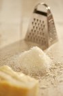 Pile of Freshly Grated Parmesan — Stock Photo