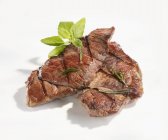 Lamb steaks with herb — Stock Photo