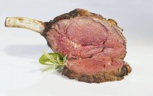 Fried rib-eye steak — Stock Photo