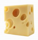 Piece of Emmental cheese — Stock Photo
