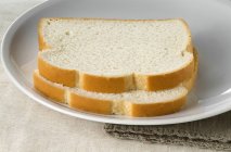 Два скибочки хліба — стокове фото