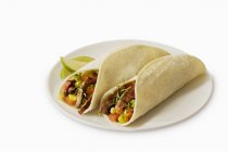 Two Beef Tacos — Stock Photo