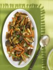 Frijol y Zanahoria asado - foto de stock