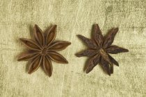Two star anise on the table — Stock Photo