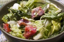 Cobb salad with tomatoes and Romain lettuce — Stock Photo