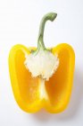 Half of yellow pepper — Stock Photo