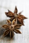 Two star anise on the table — Stock Photo