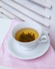 Tazza di tè bianco — Foto stock