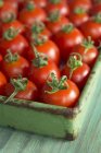 Caixa de tomate Roma — Fotografia de Stock