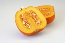 Fresh halved pumpkin — Stock Photo