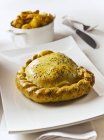 Lamb pasty with mint — Stock Photo