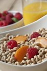 Ciotola di avena cereali — Foto stock