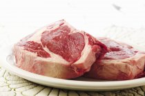 Two Raw Steaks — Stock Photo