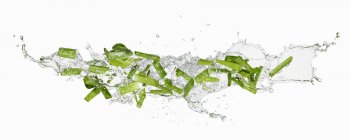 Aloe vera e água — Fotografia de Stock