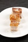 Roasted Pork Belly Pieces — Stock Photo