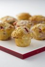 Muffin al cioccolato e ciliegia — Foto stock