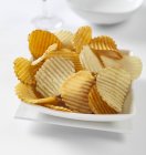 Chips mit Kartoffelgewürz — Stockfoto