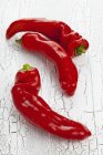 Red pointed peppers — Stock Photo